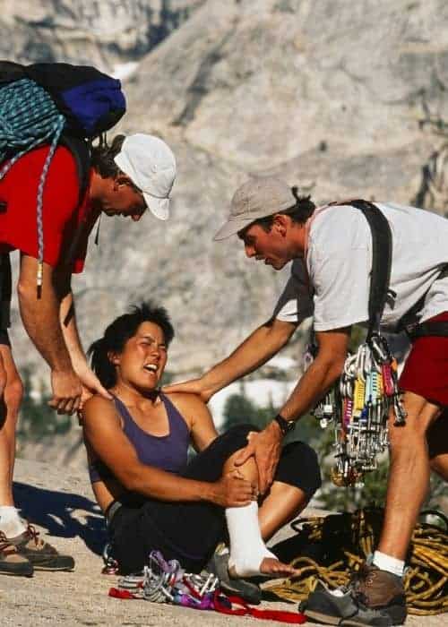 asistencia accidente trekking y escalada