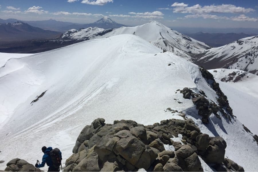 Cumbre Guallatiri seis mil