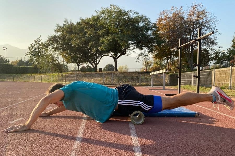 activación muscular con foam roller