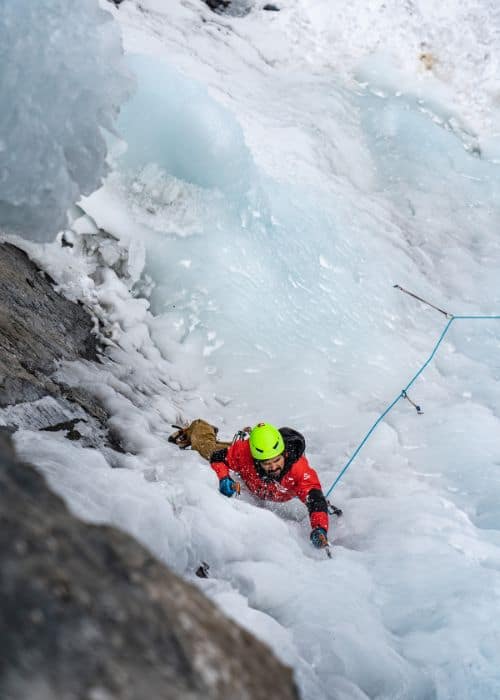 escalada hielo