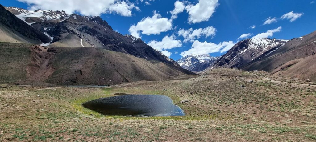 Humedal altoandino en la zona central. Foto: Marcela Saavedra
